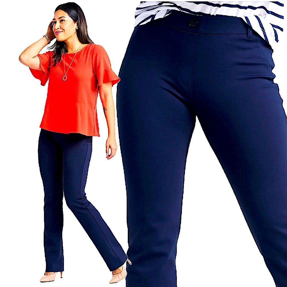 Betabrand Straight-Leg Classic Dress Pant Yoga Pants Size XS Petite